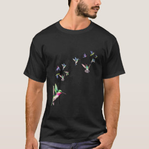 Bird Hummingbird Dandelion Flowers Shirt For Women