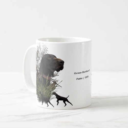 Bird hunting  German Shorthaired Pointer  Coffee Mug