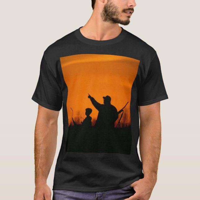 Bird Hunting With Dad T-Shirt (Front)