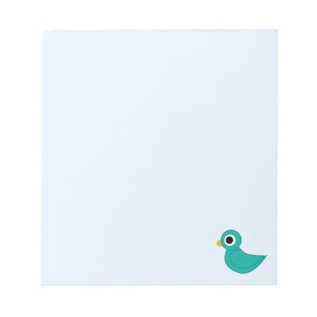 Bird Illustration Notepad (Front)