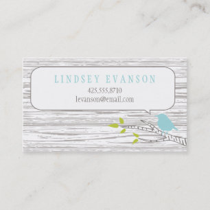 Bird in a Birch Tree Calling Card