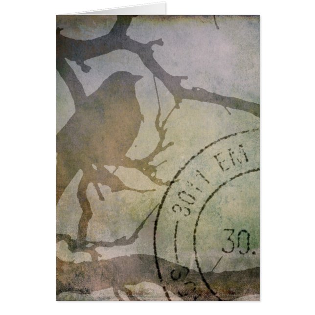 Bird in A Branch 2 Cards (Front)