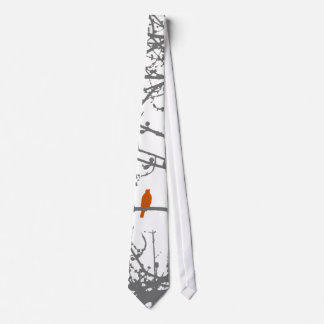 bird in a maple neck tie