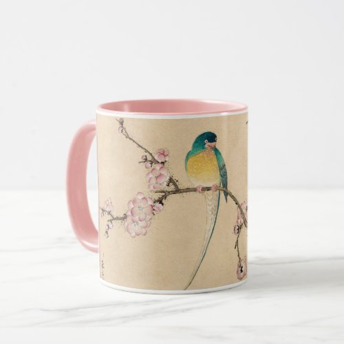 Bird in a Sakura tree Mug