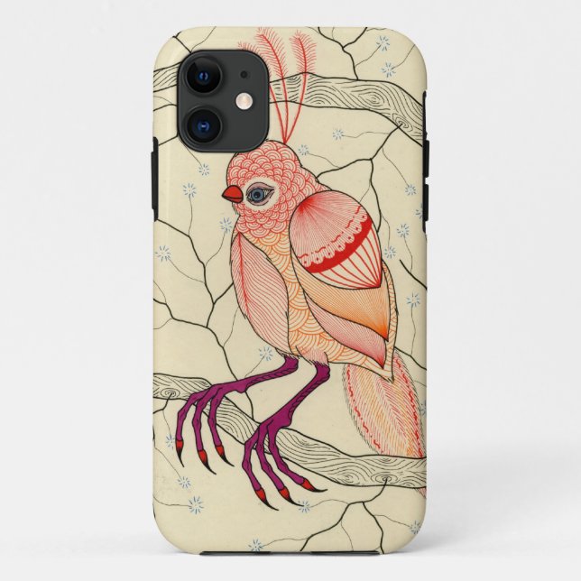 bird in a tree Case-Mate iPhone case (Back)