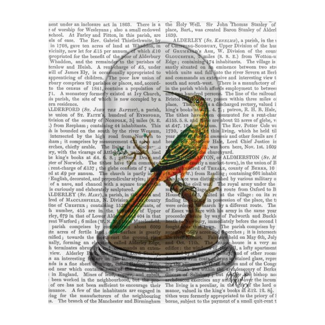 Bird In Bell Jar Acrylic Print (Front)