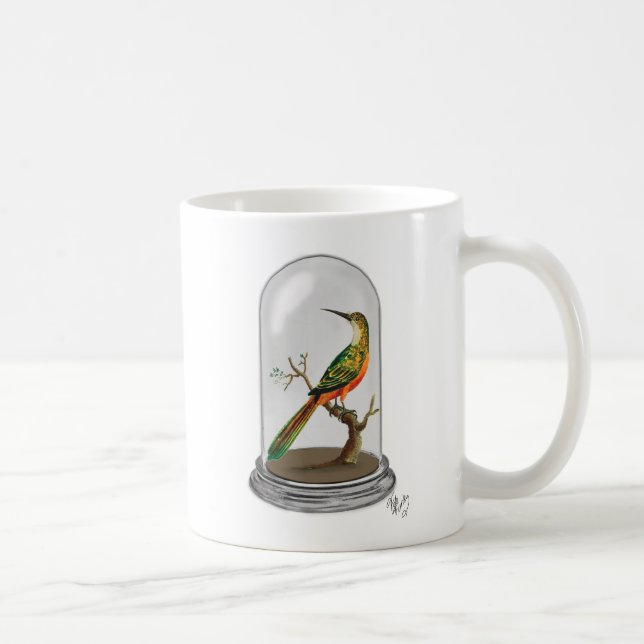 Bird In Bell Jar Coffee Mug (Right)
