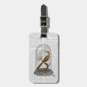 Bird In Bell Jar Luggage Tag