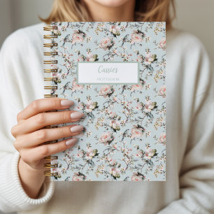 Bird in Blossom Personalized Journal Notebook