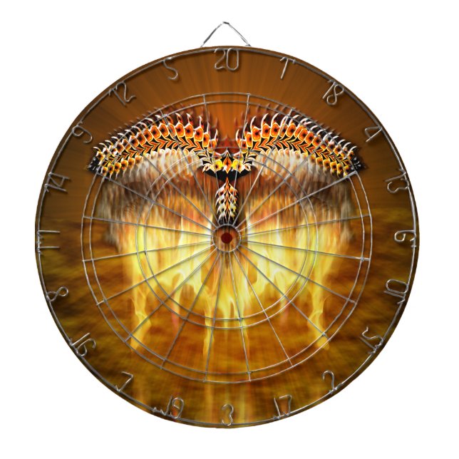 Bird in Flight Dart Board (Front)