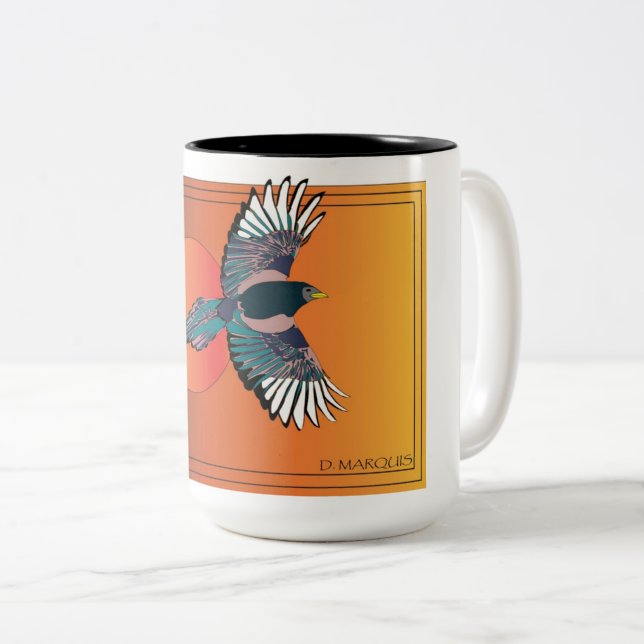  BIRD IN FLIGHT Mug (Front Right)