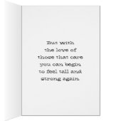 Bird in Hands Comforting Card (Inside (Right))