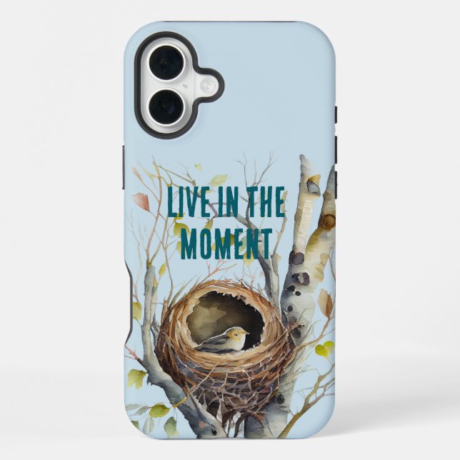 Bird in Nest Iphone Case (Back)