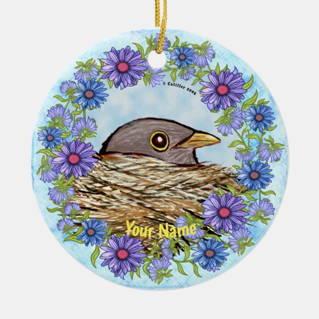 Bird In Nest ornament (Front)