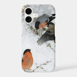 Bird in Snow, Bruno Liljefors iPhone 17 Case