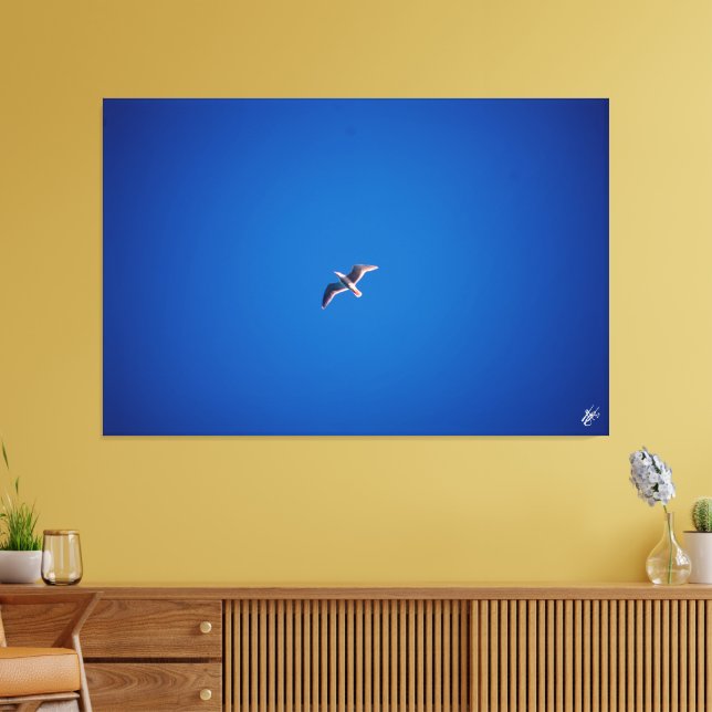 Bird in the Sky #2 Canvas Print (Insitu(LivingRoom))