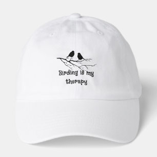 Bird is My Therapy Fun Bird Watcher Birding Hat
