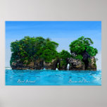 Bird Island Tropical Poster Bocas Del Toro Panama at Zazzle