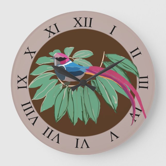 Bird Large Clock (Front)