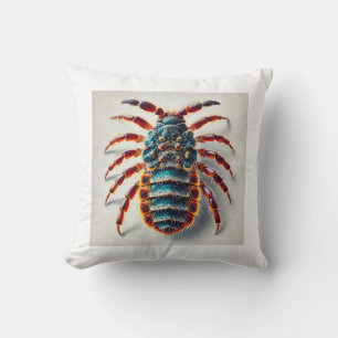 Bird Lice 070824IREF238 - Watercolor Throw Pillow