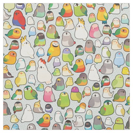 Bird Loafs Fabric