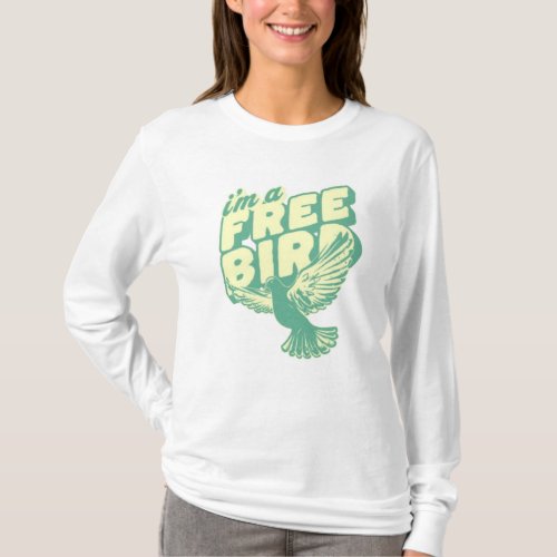 bird  long sleeve  T_Shirt