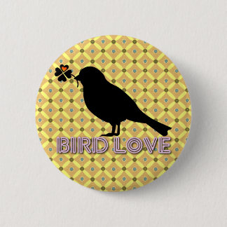Bird Love Botton Pinback Button