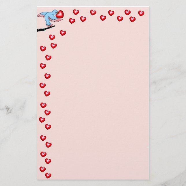 Bird Love Stationery (Front)