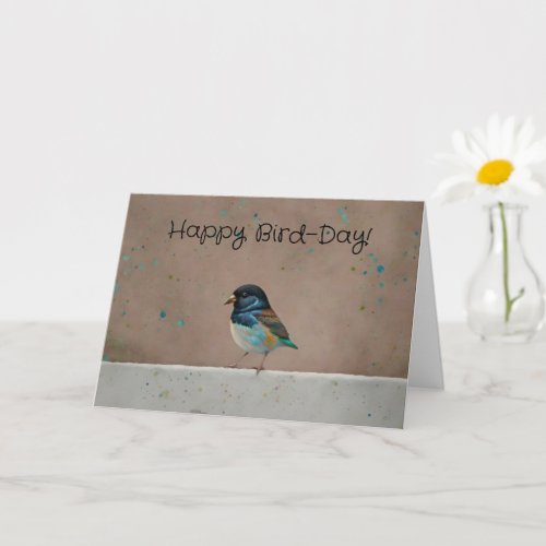 Bird Lover Birder Whimsical Pun Funny Birthday Card