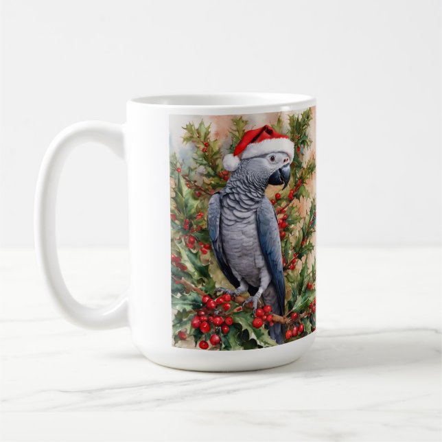 Bird Lover Christmas Mug (Left)