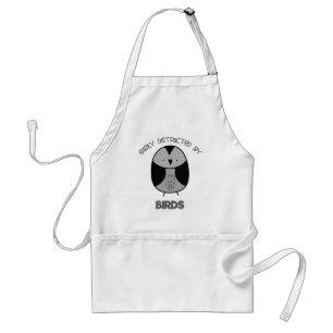 Bird Lover Gift for Bird Watchers Easily Distracte Adult Apron
