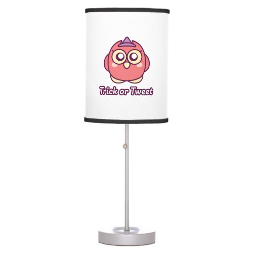 Bird Lover Halloween Cute Owl Witch Table Lamp