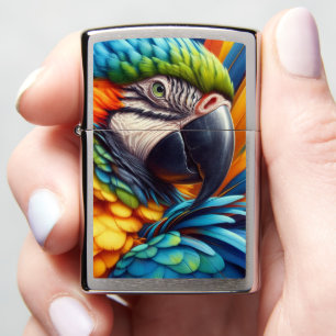 Bird Lover Macaw Parrot  Zippo Lighter