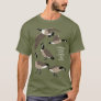 Bird Lovers Canada Geese Illustration Personalized T-Shirt