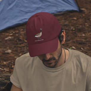 Bird Lovers Canada Goose Illustration Personalized Hat
