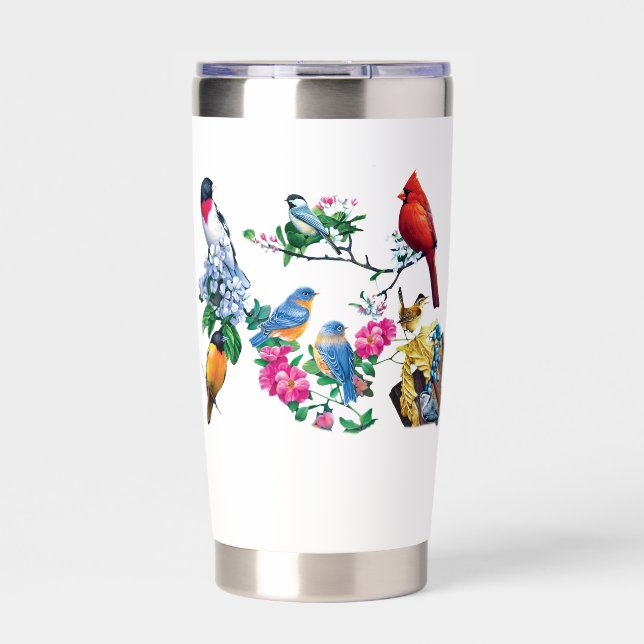 Bird Lovers Thermal Tumbler (Front)