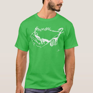 Bird Man with Bison Cave Painting friend T-Shirt