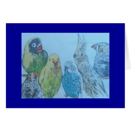 bird medley cards (Front Horizontal)