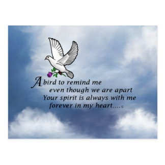 Bird Memorial Poem Gifts on Zazzle