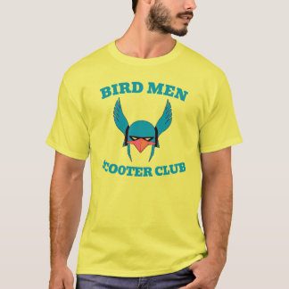 bIRD mEN sCOOTER cLUB, EDIT TEXT, T-Shirt