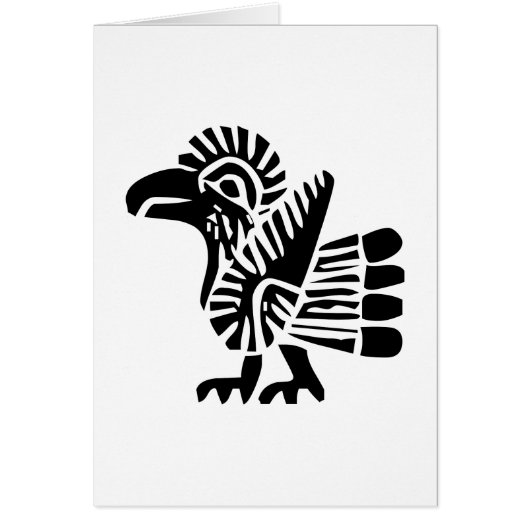 Bird, Mexican hieroglyph(Maya) Cards (Front)