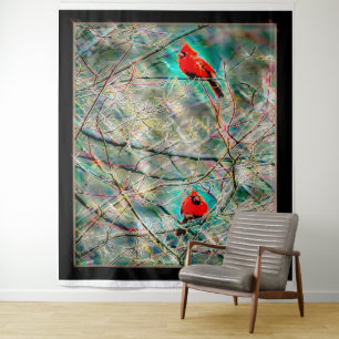 Bird Models: Cardinal Life 01-02 Tapestry