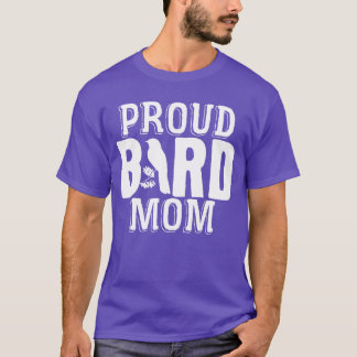 Bird Mom Birds Love Budgie Sparrow Heron Parrot gi T-Shirt