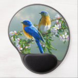 Bird Mouse Pad<br><div class="desc">Two beautiful "Love Birds" sitting on this lovely gel mouse pad.</div>