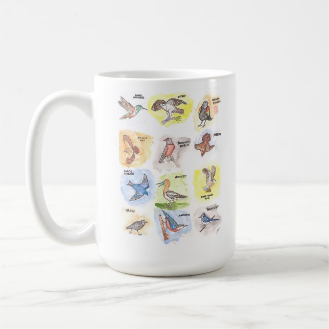 Bird Mug (Left)