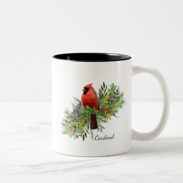 Bird Mug Cardinal (Right)