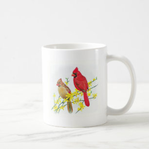 Bird Mug - Cardinals