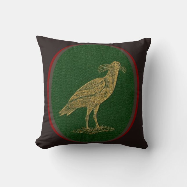 Bird Nature Black Birds Crow Throw Pillow (Front)