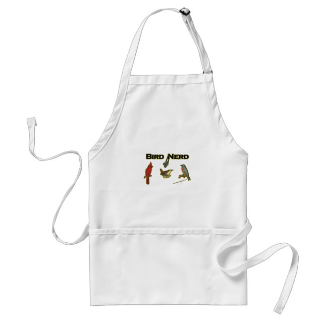 Bird Nerd Adult Apron (Front)