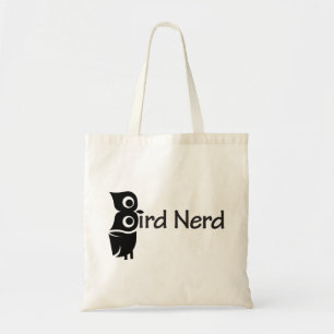 Bird Nerd and Owl Tote Bag